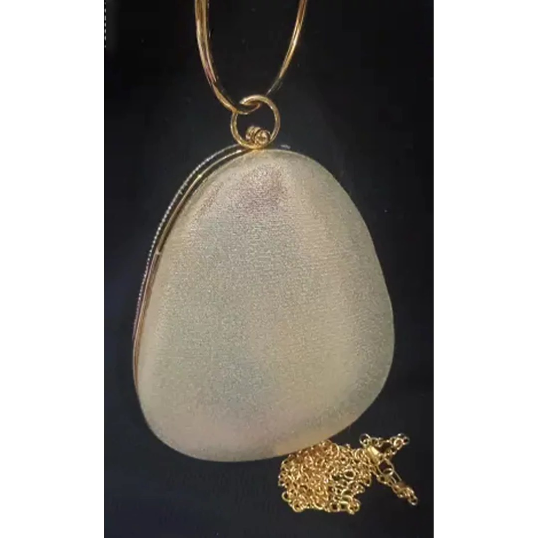 KHARIDLE Dazzling Chevron Crystal Clutch - Image 2