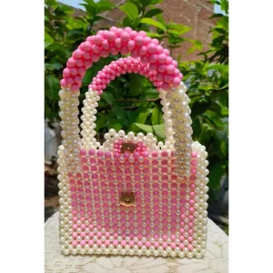 KHARIDLE Blush Pearl Charm Bag