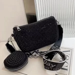 KHARIDLE Black Diamond Duo Sling Bag