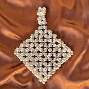 KHARIDLE Pearl Prism Purse Hand Bag