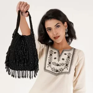 KHARIDLE Ebony Glam Handbag