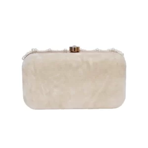 KHARIDLE Elegant Pearl-Embellished Clutch