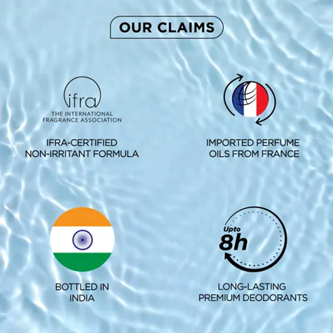 KHARIDLE Bellavita Perfume Deo Pack of 2 NOIR 150 ML + AZURE 150 ML - Image 4