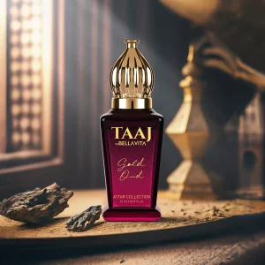KHARIDLE Bella Vita TAAJ Gold OUD Attar - 12ml