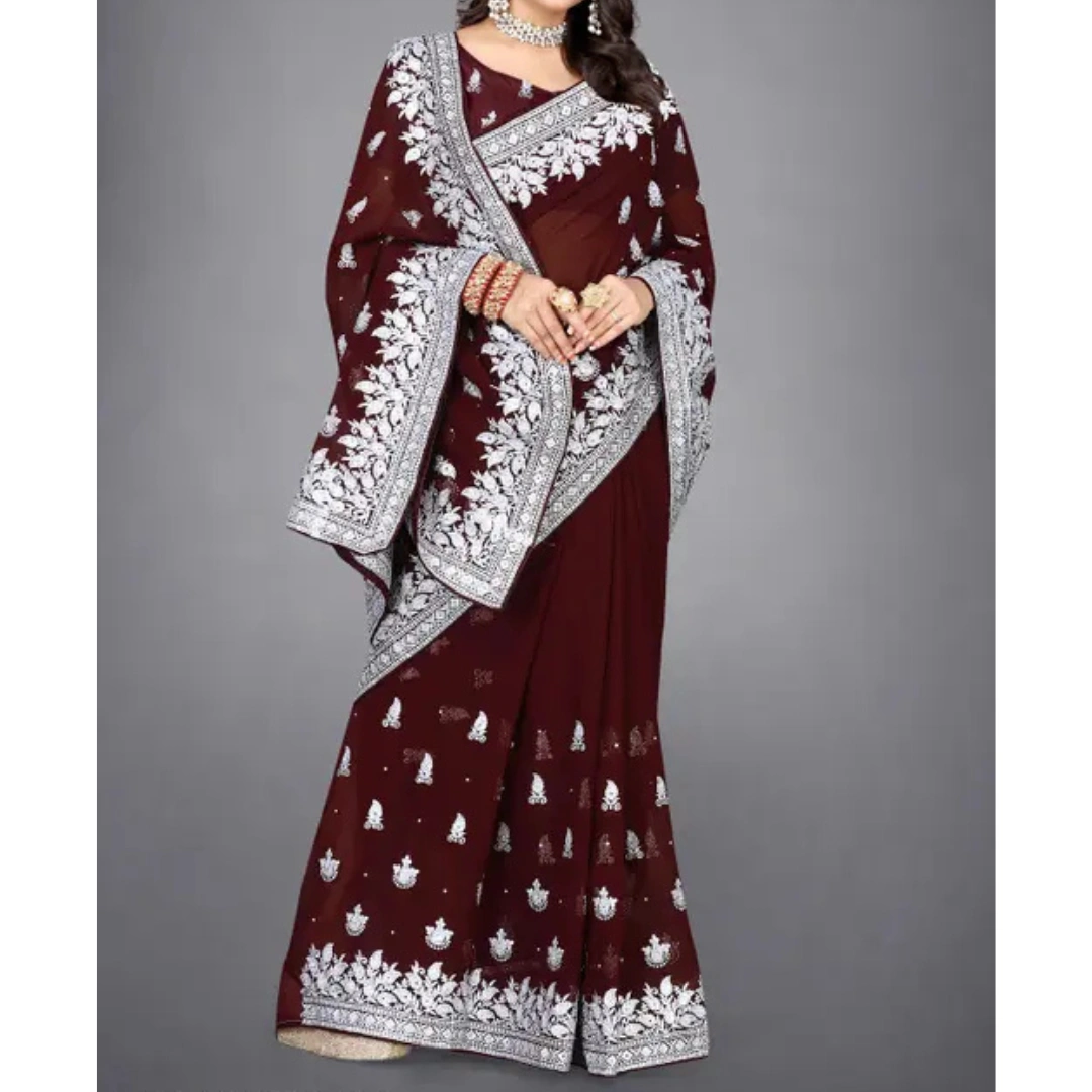 Embroidery Saree