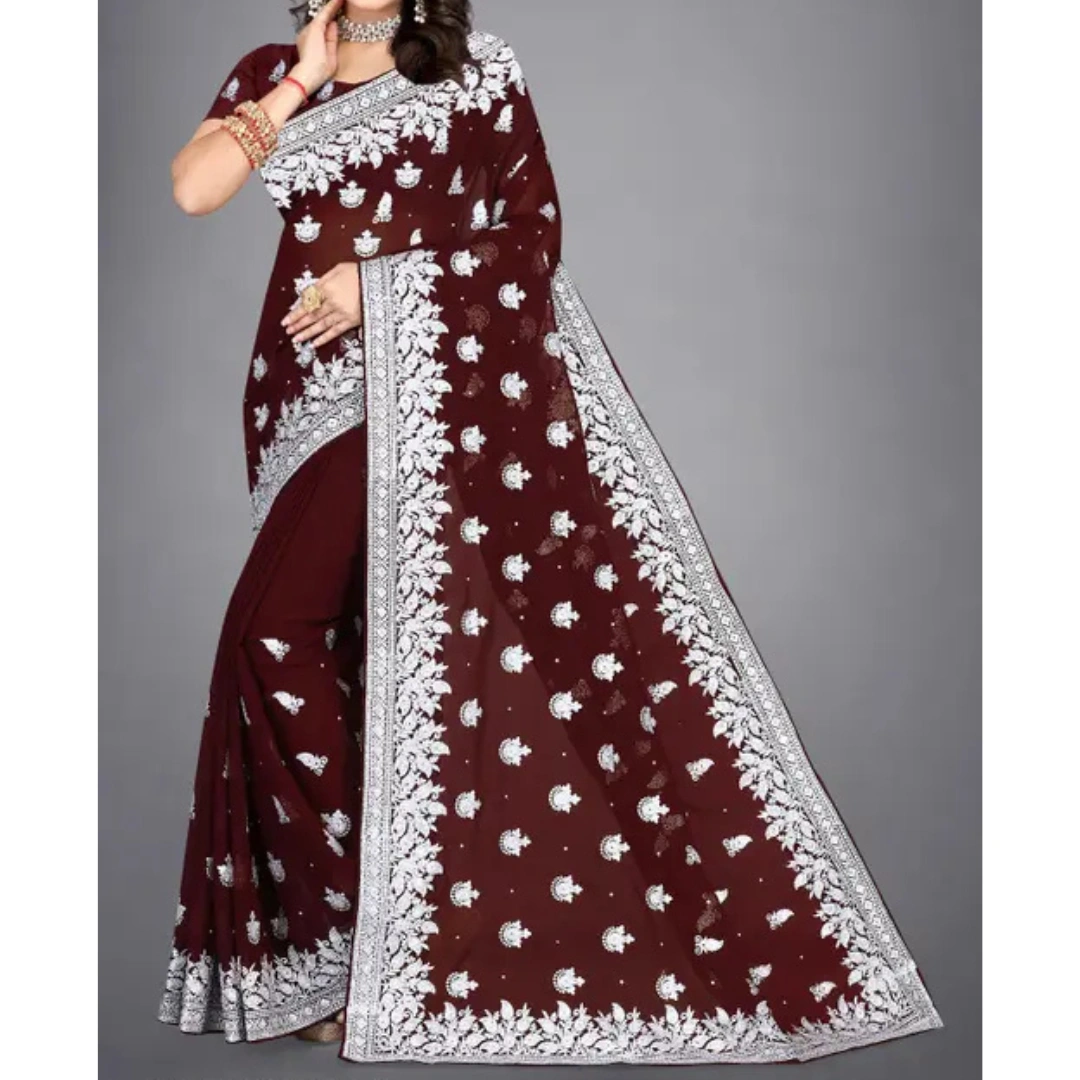Embroidery Saree