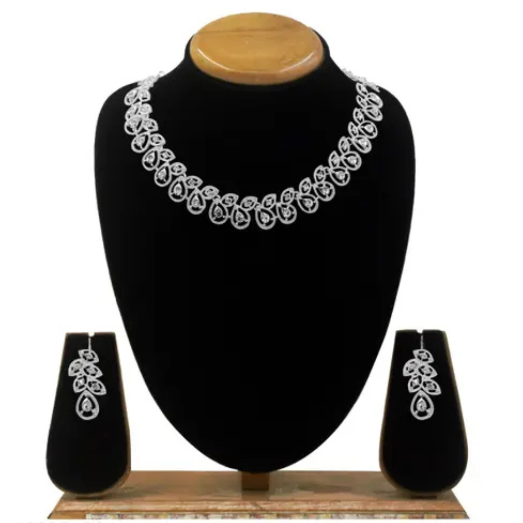 Silver Plated Adjustable Necklace - Image 2