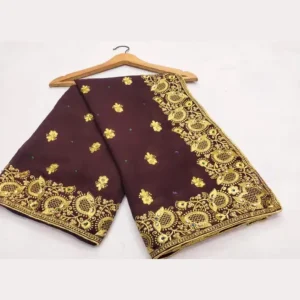 Embroidery Saree