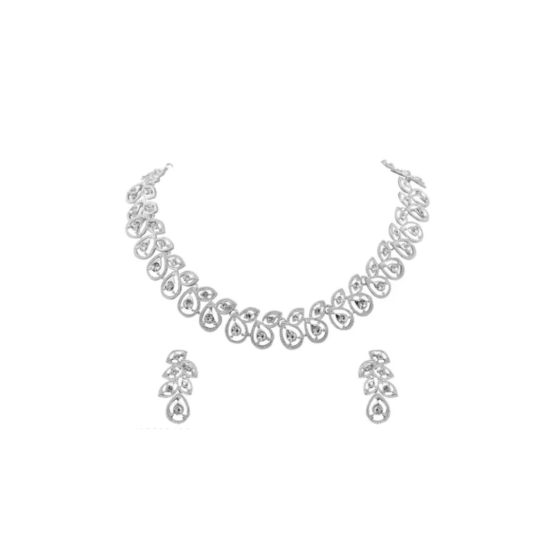 Silver Plated Adjustable Necklace - Image 4