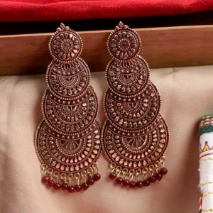Heritage Layered Jhumka Earrings
