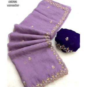Embroidery Saree