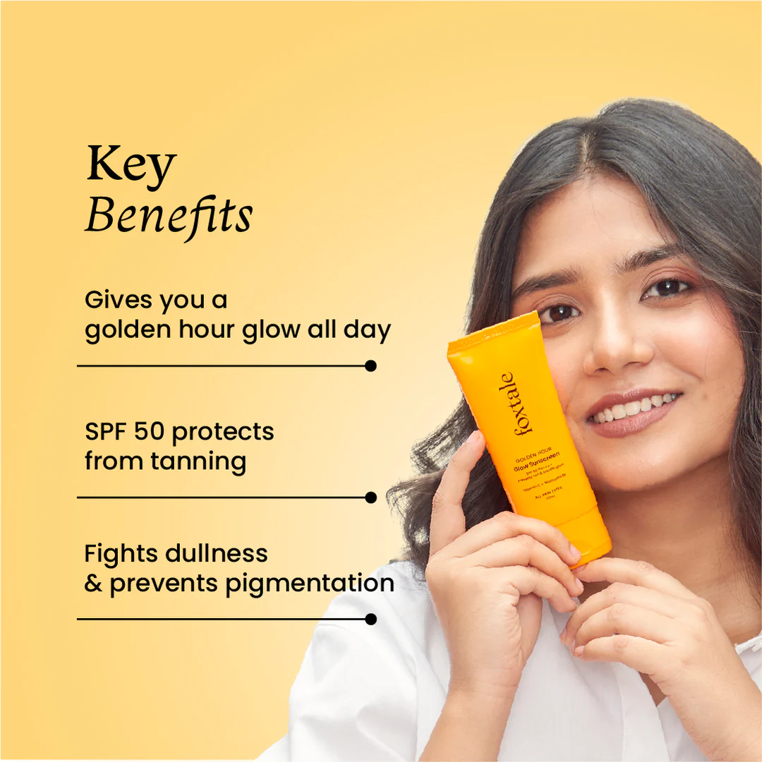 Foxtale SPF 50 Glow Sunscreen - Image 2