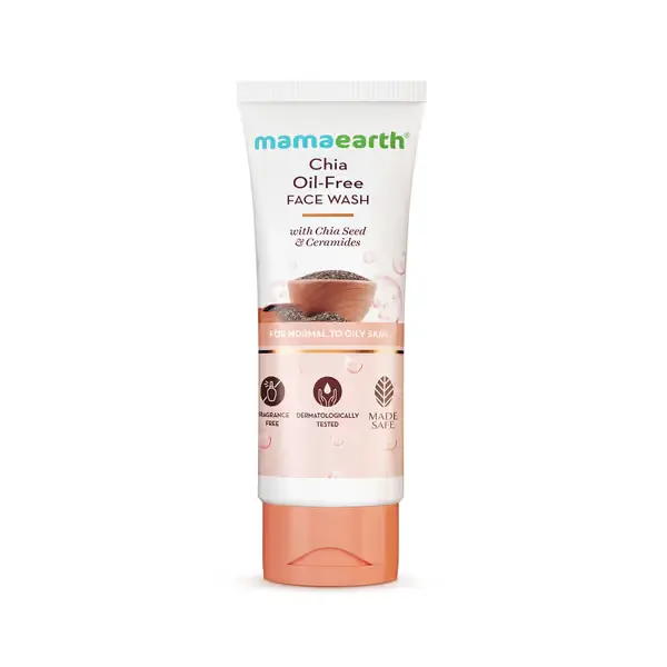 Mamaearth Chia Oil Free Face Wash with Chia Seed & Ceramides for Hydrated Glow - 100 ml - Image 6