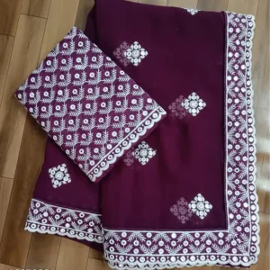 Embroidery Saree