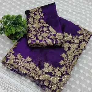 Embroidery Saree