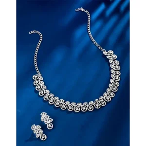 Sparkle Swirl American Diamond Set