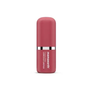 Mamaearth Creamy Matte Long Stay Lipstick with Murumuru Butter and Vitamin E - 4.2g | Pink Rose