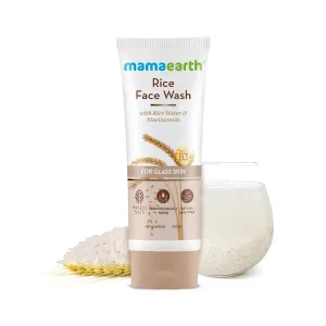 Mamaearth Rice Face Wash With Rice Water & Niacinamide for Glass Skin - 100 ml