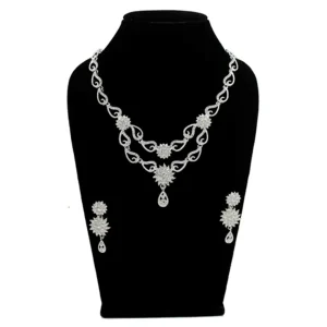 Silver Sonata American Diamond Set