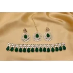 Teardrop Green Choker Set