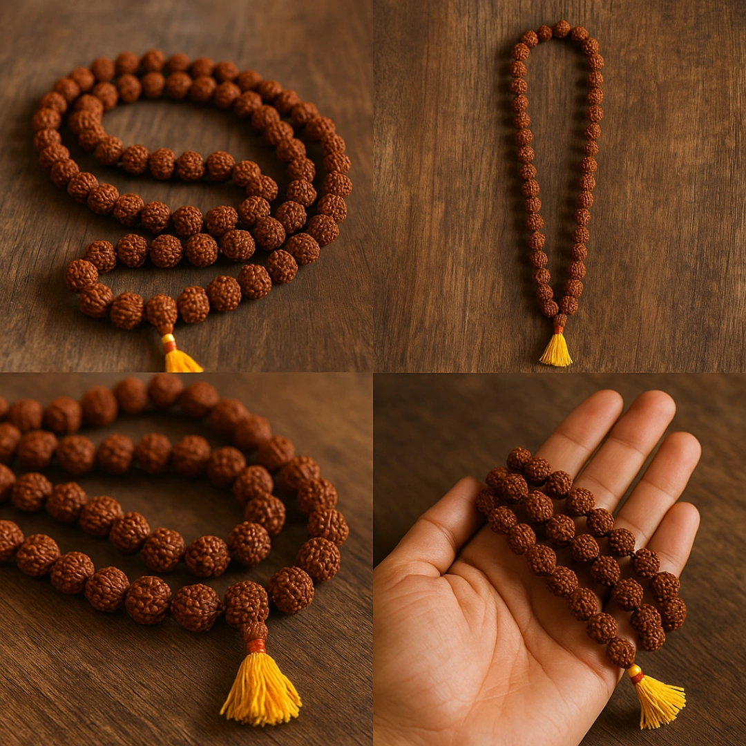 Original Nepali 5 Mukhi Rudraksha Mala – Certified, Energized & Ideal for Jaap & Meditation - Image 4