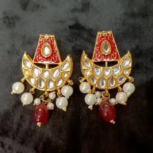 Traditional Kundan Drop Choker Set