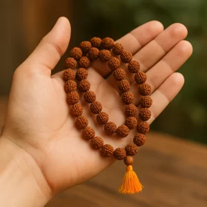 Original Nepali 5 Mukhi Rudraksha Mala – Certified, Energized & Ideal for Jaap & Meditation