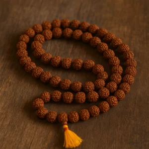 Original Nepali 5 Mukhi Rudraksha Mala – Certified, Energized & Ideal for Jaap & Meditation