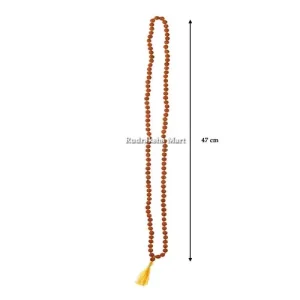 Original 5 Mukhi Rudraksha Mala for Jaap & Meditation – Certified & Energized | For Chanting, Peace & Spiritual Growth