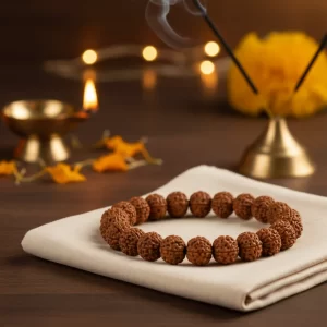 Nepali 5 Mukhi Rudraksha Bracelet | Certified & Energized for Peace & Health