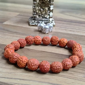 Nepali 5 Mukhi Rudraksha Bracelet | Certified & Energized for Peace & Health