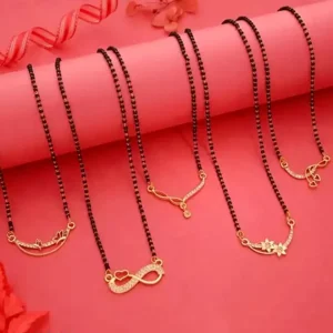 Infinity & Floral Motif Mangalsutra Pack