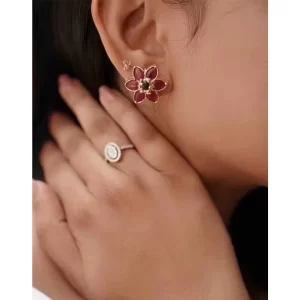 Floral Pearl Elegance Choker Set