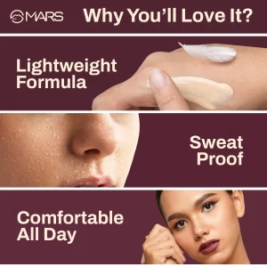 Mars Zero Blend Weightless Foundation (07 CARAMEL GLOW)