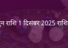 मिथुन राशि 1 दिसंबर 2025 राशिफल