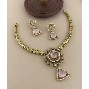Shahi Blush American Diamond Set