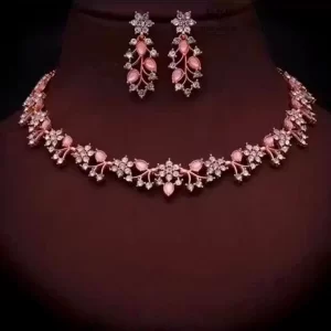 Floral Grace American Diamond Set